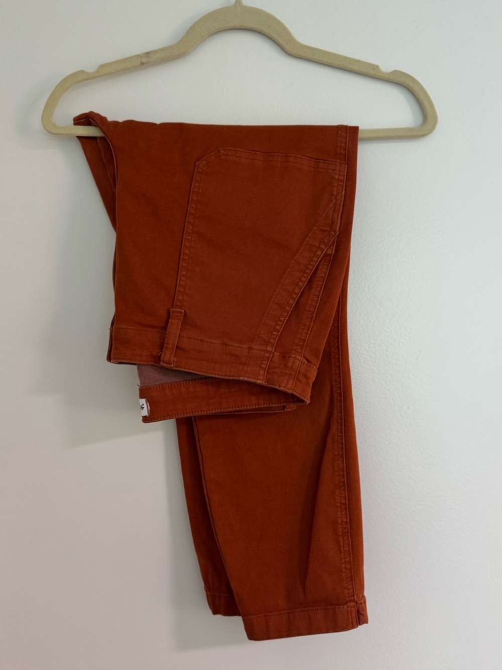Studio Blue Burnt Orange Straight Leg Jeans | High Rise Utility Style Size 32